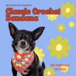 Classic Crochet Dog Bandana ~PDF PATTERN DOWNLOAD ONLY~